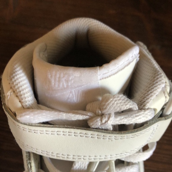 Nike Air Force 1 Hi-Top Sneakers in Triple White - Picture 14 of 15